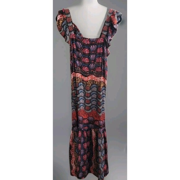 Corey Lynn Calter x Anthropologie Doriane Midi Dress Size XS Seashell Summer - Picture 1 of 7